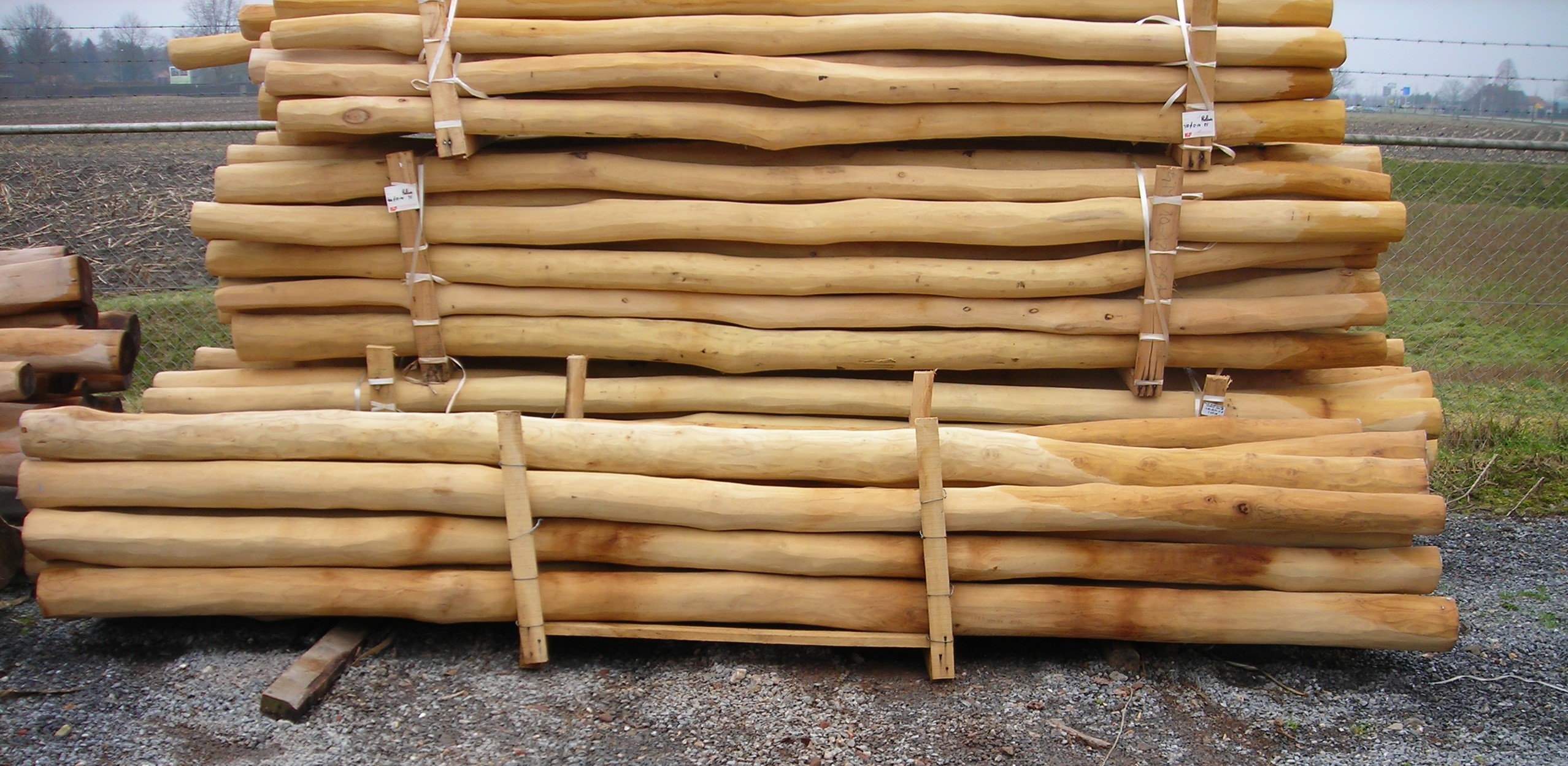 Robinia voor speeltoestellen